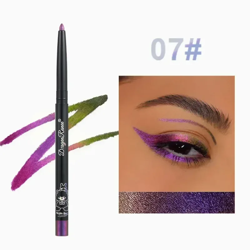 MultiChrome Aurora Chameleon Eyeliner ołówek trwały brokatowy cień do powiek leżący jedwabnik długopis wodoodporne kosmetyki kosmetyczne makijaż oczu — image 9