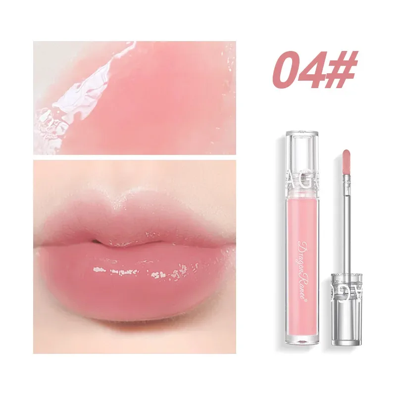 Mirror Water Gloss Lip Glaze Moisturizing Liquid Lipstick Long Lasting Nourishing Glass Lip Gloss Transparent Lip Stain Tint