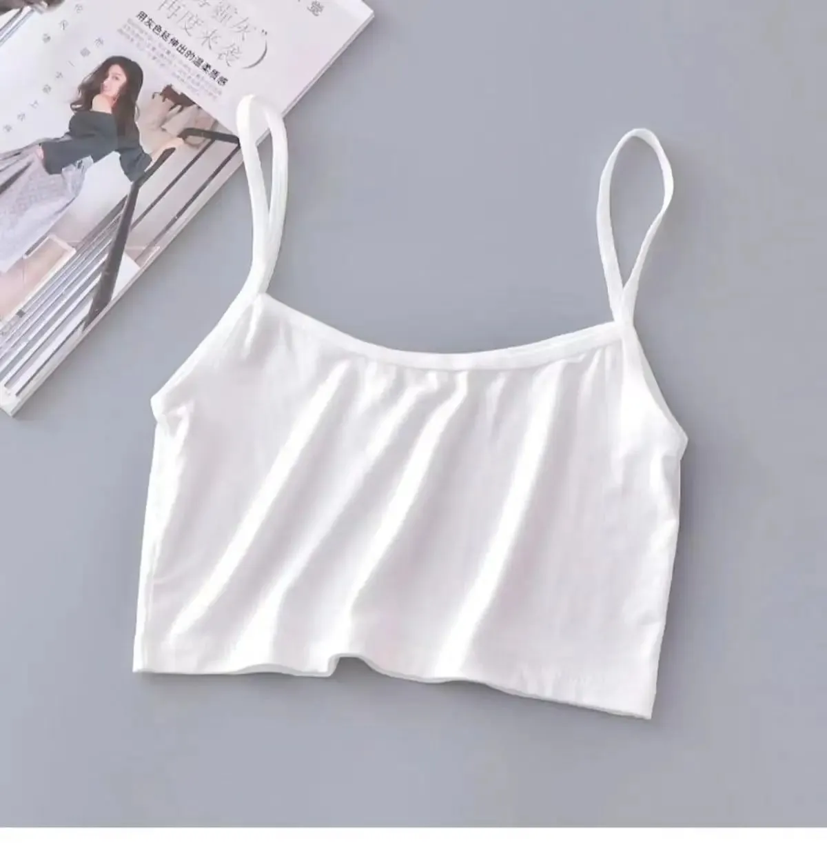 Camisole Anti-exposition confortable, Design pratique, débardeur sans manches, tissu doux, Camisole respirante pour femmes — image 5