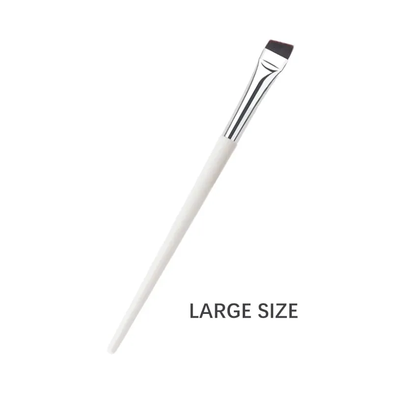 Set di pennelli per trucco eyeliner a lama da 1/3 pezzi Pennelli per sopracciglia piatti ultra sottili ad angolo fine sotto gli occhi Posiziona il pennello per dettagli precisi — image 10