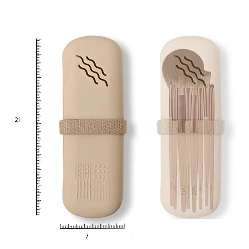 Étui de voyage pour pinceaux de maquillage en Silicone, étui de voyage étanche pour pinceaux de maquillage, crayon à sourcils, crayon à lèvres, organisateur — image 5