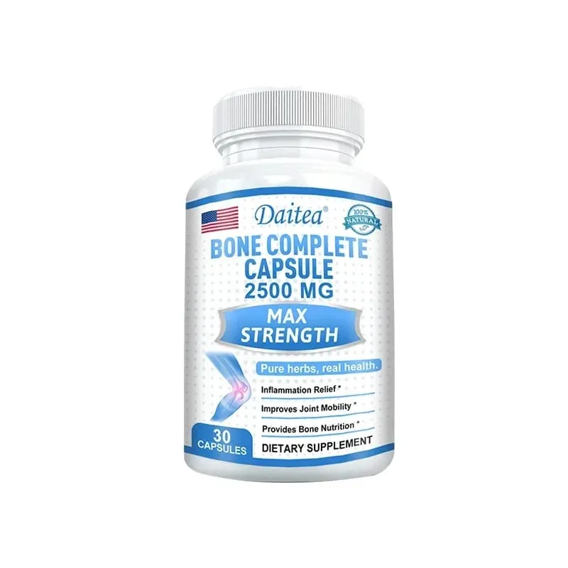 Capsule ossee di collagene Calcio, magnesio e vitamine Supportano la densità ossea Assorbimento del calcio Cartilagine e salute delle articolazioni