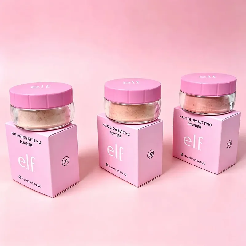 E.L.F. Halo GLOWSETTING POWDER Brightens Skin Tone Softens Setting Powder Loose Powder and Loose Powder — image 6