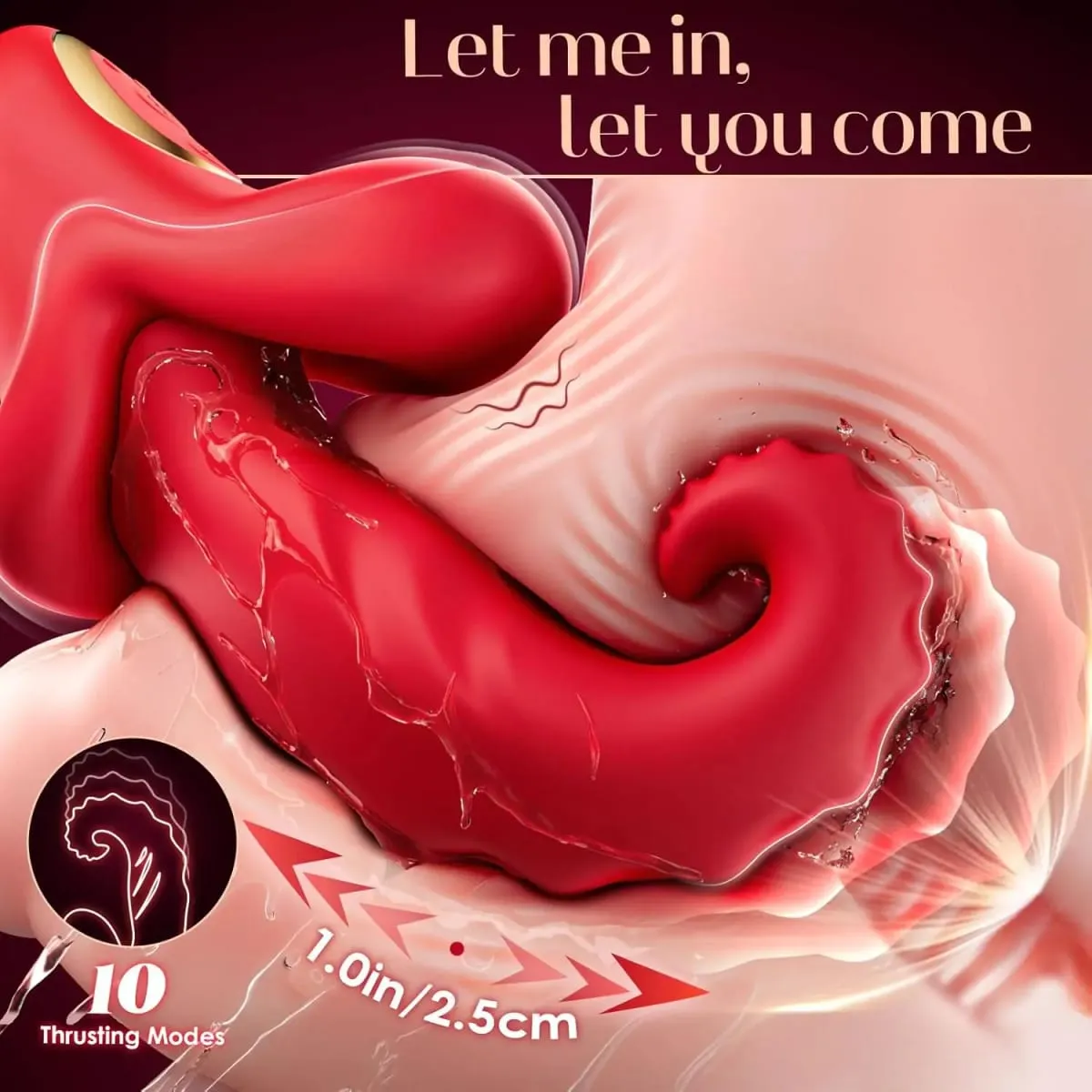 Thrusting เลียลิ้น Vibrator สำหรับผู้หญิง G Spot Clit Stimulator หญิง Masturbation หัวนมช่องคลอดนวดผู้ใหญ่ Sex Toy — image 2