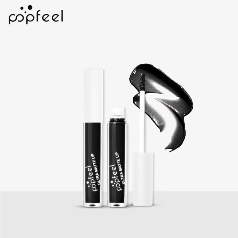 Hallowmas Lip Makeup Kit Black Lip Stick Black Lip Gloss Matte Lip Stick Long Lasting — image 2