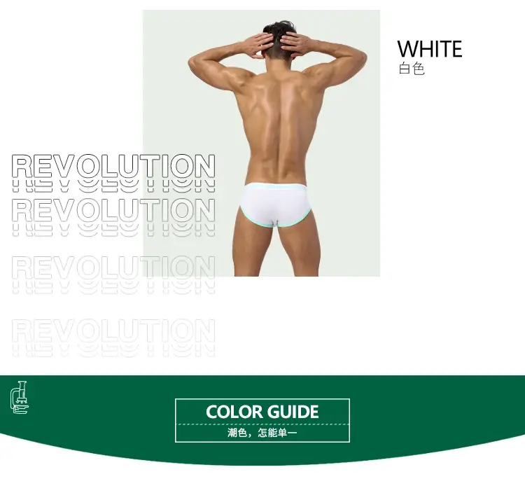 0850 Mens Sexy Underwear Briefs Men Cotton Comfortable Breathable Panties Wholesale Male Underpants Cueca Men Briefs — image 9