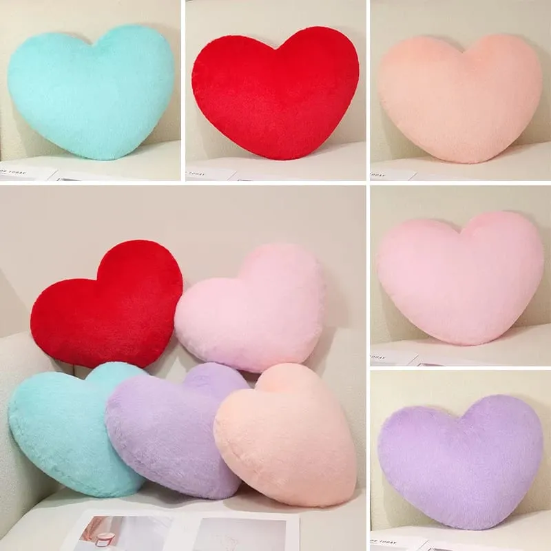 10/36 CM Simulazione A Forma di Cuore Peluche Coperte e Plaid Cuscino Morbido Cuscino del Divano Farcito Peluche Giocattoli Carino Piccolo Ciondolo Regali di San Valentino — image 3