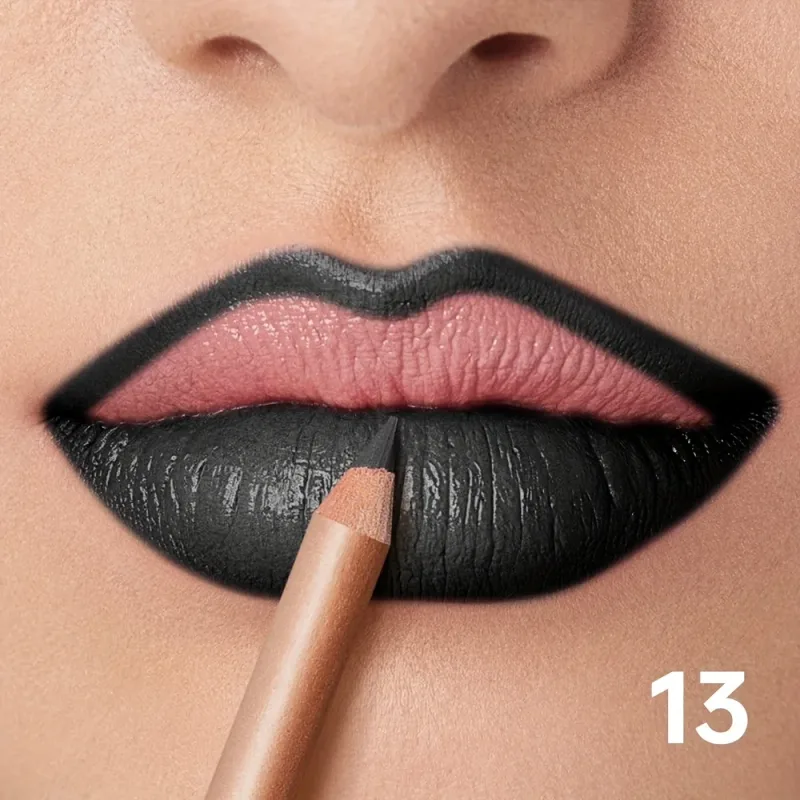 Matte Lip Liner Pencil Nude Long-Lasting Waterproof Smudge-Proof Precise Outline Smooth Creamy Formula — image 14