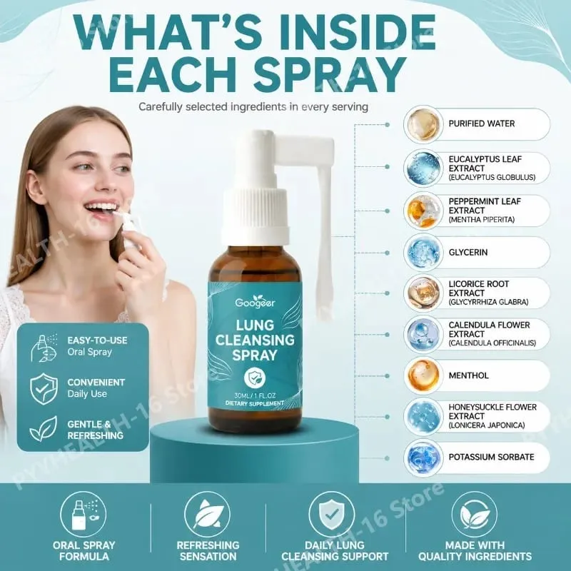 Botanisches Mundspray mit Pfefferminze, Eukalyptus und Menthol, kühlend, frisches Mundgefühl, tragbar, vegan, tägliche Mundpflege, 30 ml — image 3