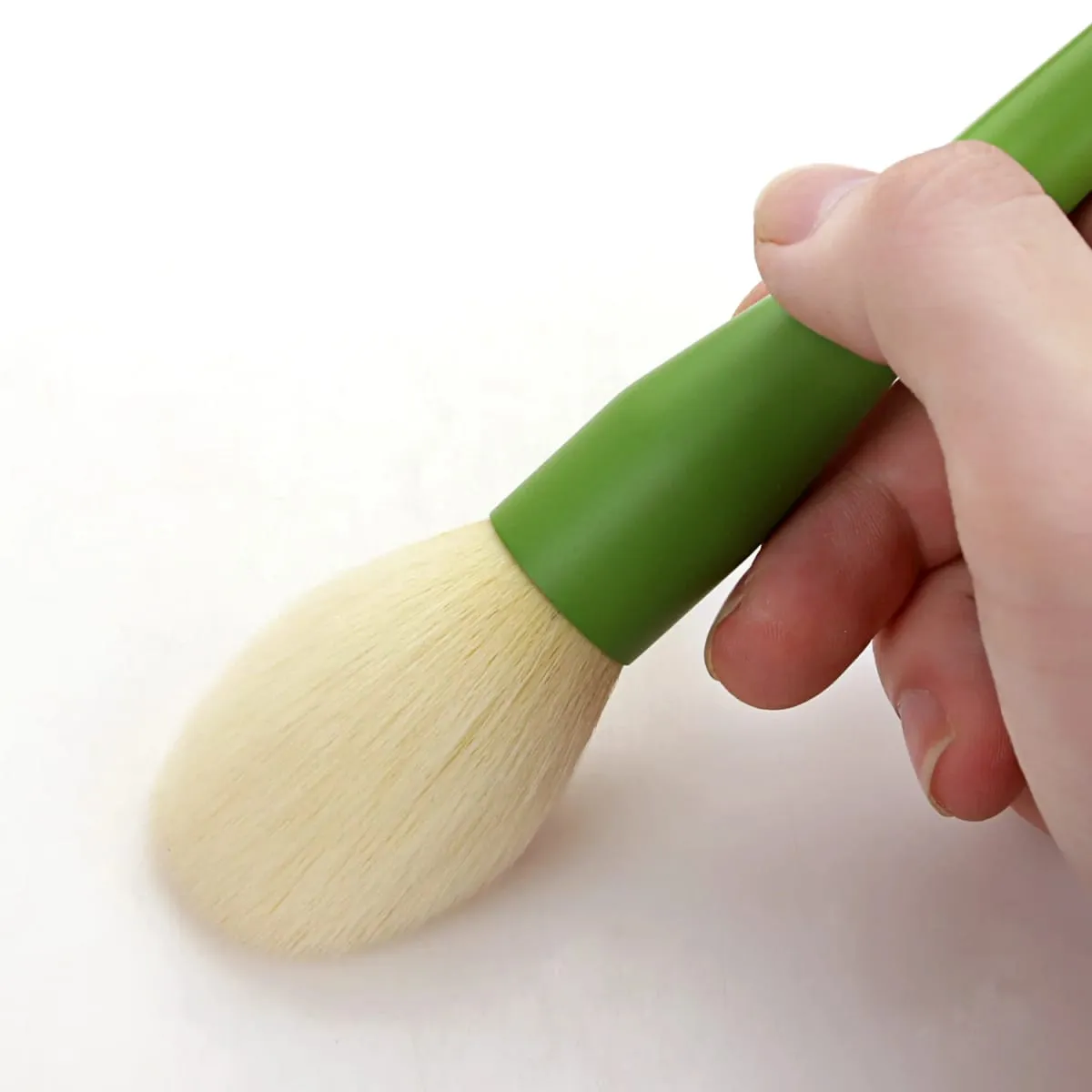 11 stk grønt håndtag makeup børster Blød børster til Powder Blush Foundation Øjenskygge Kosmetiske værktøjer — image 6