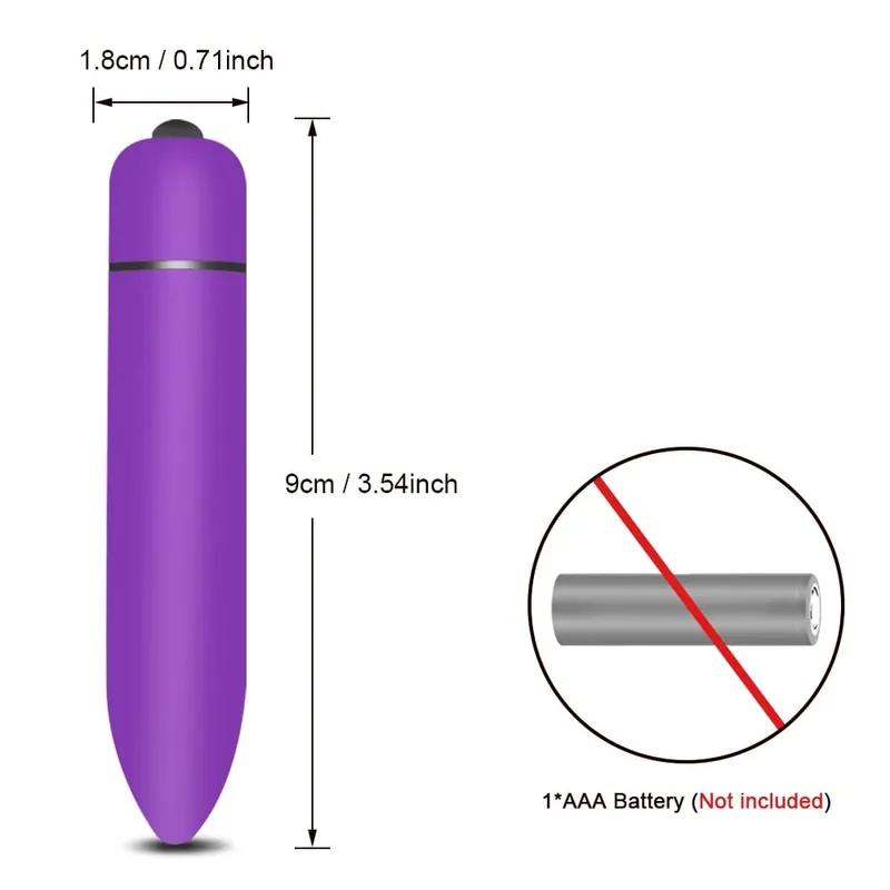 Mini Size Bullet Vibrator Butt Plug til mænd Kvinder Anal Plug Begynder Batteridrevet Prostata Massager til Gay Voksen Sexlegetøj — image 8