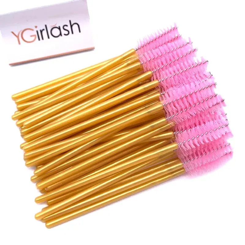 YGirlash 50Pcs Lash Swans Aplikator Bulu Mata Kristal Pemegang Berlian Pakai Nilon Tongkat Maskara Berus Alat Kosmetik — image 26