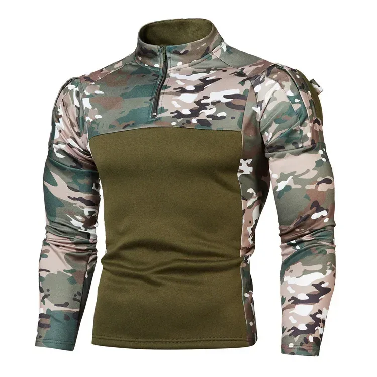 New Pullovers Outdoor Sweatshirt Men Casual Slim Uniform Camouflage Hoodie Clothes Jogging Sweatshirts Long Sleeve Tops
