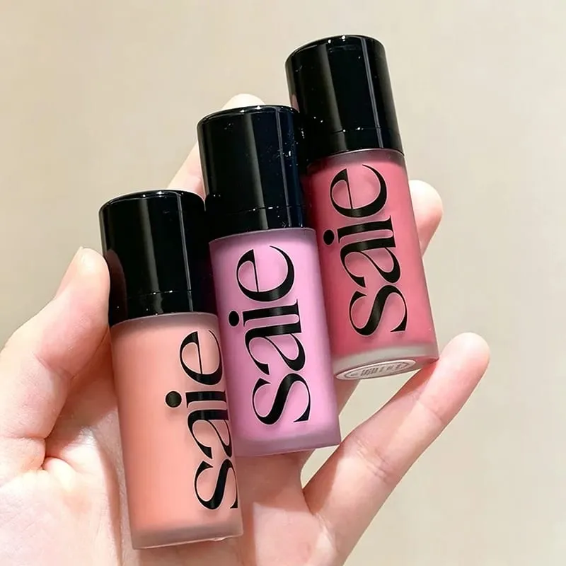 Makeup Brand Saie Liquid Powder Blusher Easy To Color Liquid High Gloss Gel Face Contour Antique Copper Paste Portable Cosmetics — image 2