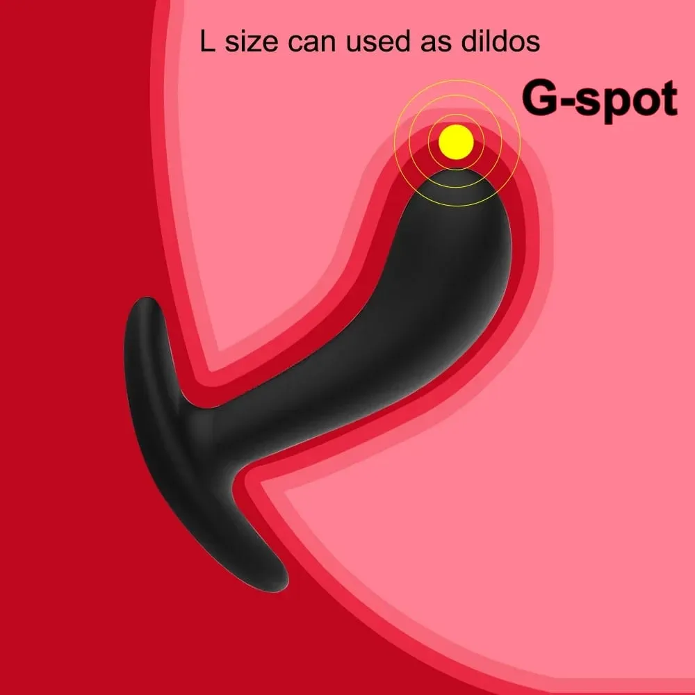 4 adet acemi silikon Butt Plug Anal Plug erkekler için prostat masaj aleti eşcinsel Mini Anal kurşun vibratör seks oyuncak erkekler kadınlar için