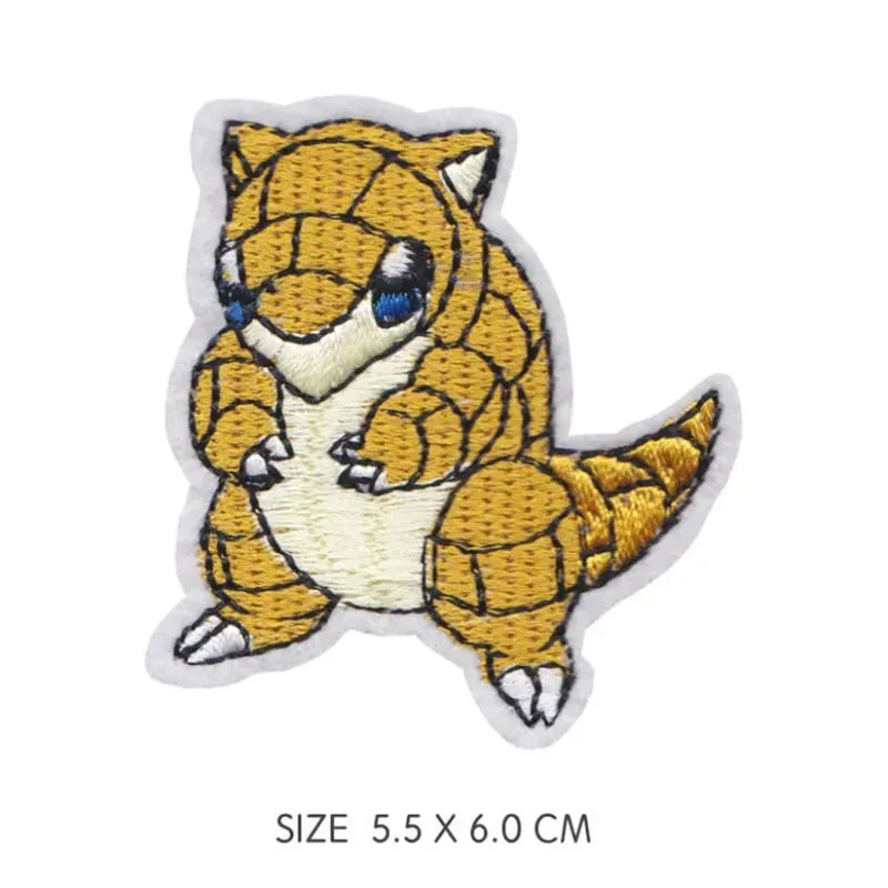 30 Stijl Doek Patch Pikachu Charizard Kleding Stickers Naaien Borduren Patches Applique Ijzer Op Kleding Cartoon Diy Kledingstuk — image 15