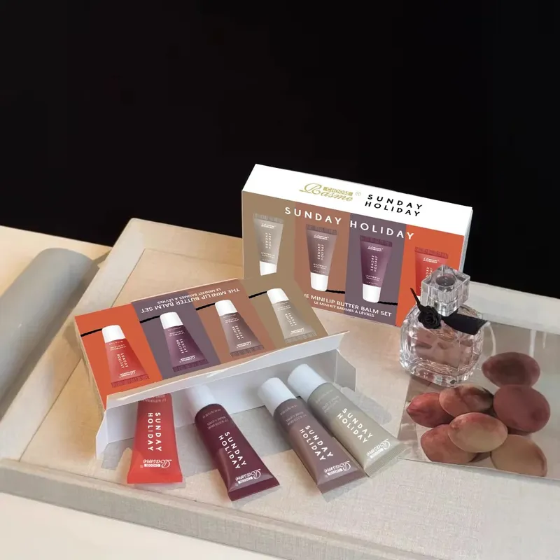 คริสต์มาสของขวัญ Moisturizing Mirror ลิปสติกวานิลลาผงน้ำตาลกาแฟเค้กกลิ่นลิปสติกโปร่งใสน้ำมันแต่งหน้าชุด — image 4