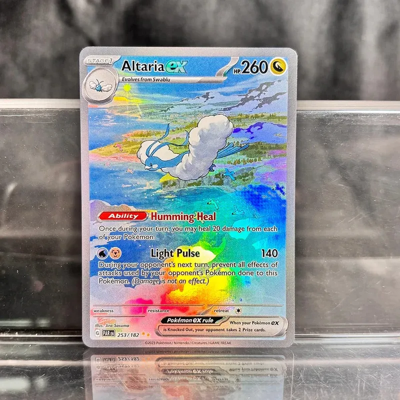 Holographic Game Trading Collection PTCG Proxy karty Charizard Pikachu Mew EX Singl PKM fóliové karty Gengar VMAX Skyridge (SK) — image 17