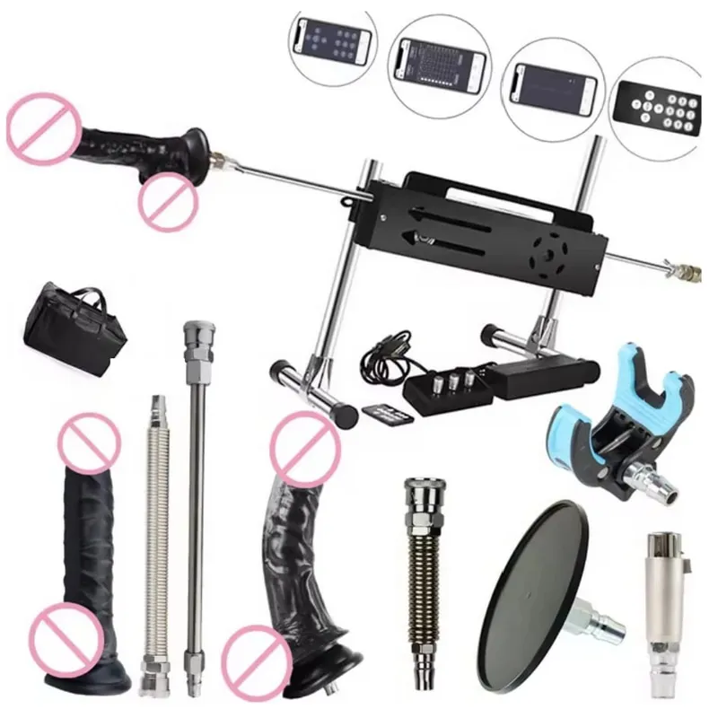 Yapay Penis Ekleri ile 200W Süper Güçlü İnme 1-15cm Otomatik Mastürbasyon Makinesi Destek Üç Kontrolör Seks Makineleri — image 19