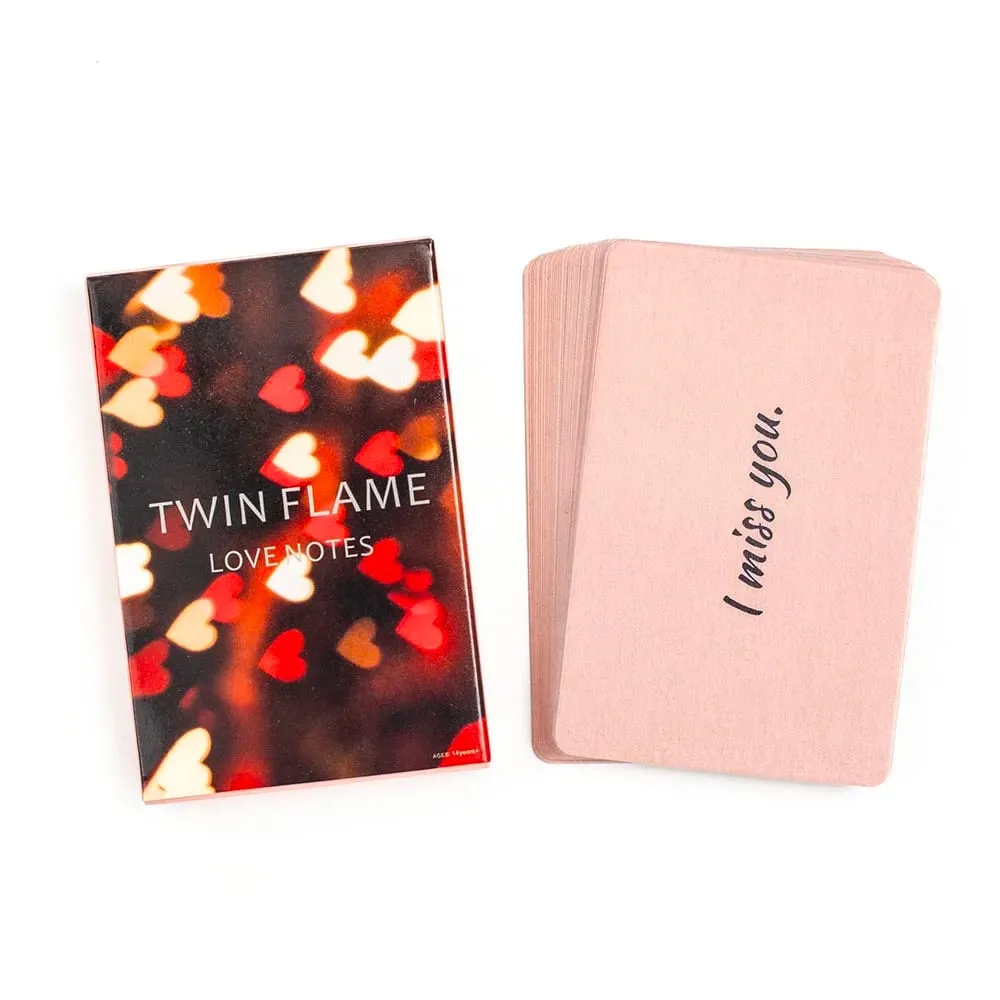 45 ks Twin Flame Love Notes Oracle Cards – 10,3 × 6 cm Stolní desková hra pro večírky s informacemi o vztazích — image 6