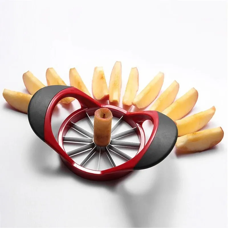 Affettatrice e carotatore per mele in acciaio inossidabile Taglierina per mele super affilata Pelapatate Strumento per affilare le mele Taglierina per frutta multifunzionale SGGJ007 — image 6