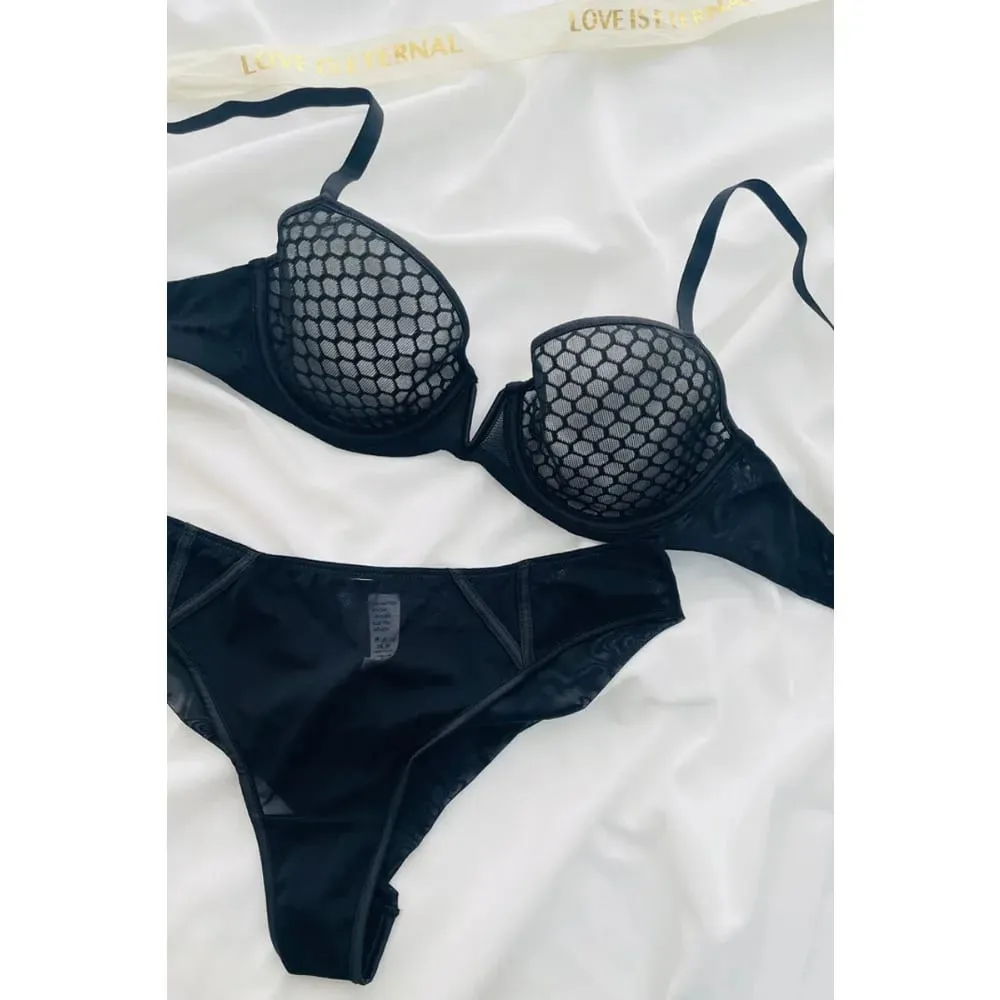 Halv kop minimizer bh til kvinder sommer ultra tynd blød bøjle push-up fransk dyb v-hals plus størrelse brystholder 34-44 B-C CUP — image 4