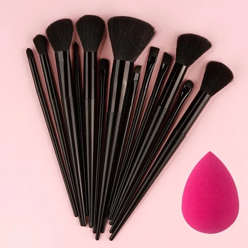 8st-20st sminkborstar set Mjuk fluffig ögonskugga Borste detalj Concealer Blush Loose Powder Foundation Highlighter Beauty Tool — image 7