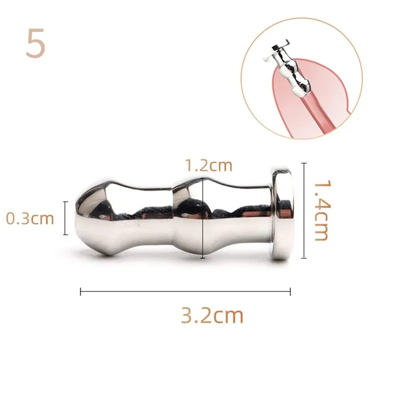 Maschio In Acciaio Inox Uretrale Plug Uretrale Dil Sounding Penis Plug Uretra Stimolare Dilatatore Masturbazione Asta Giocattoli Del Sesso Per Gli Uomini — image 18