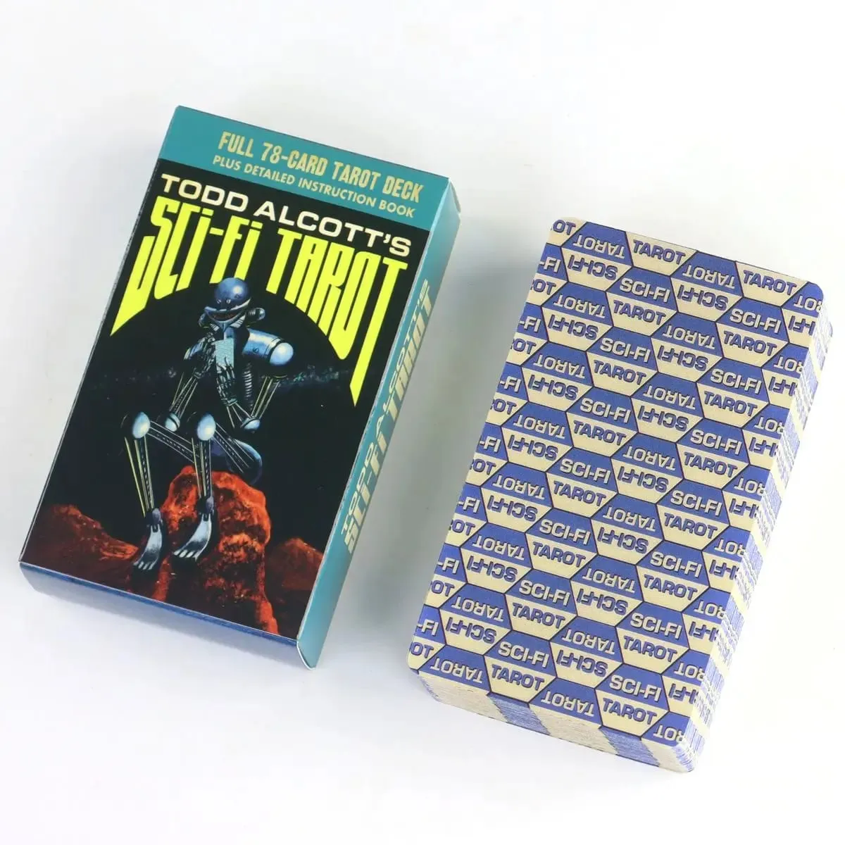 Bộ bài Tarot theo chủ đề khoa học viễn tưởng Tarot của Todd Alcott dựa trên hệ thống Rider Waite 10,3 * 6cm 78 lá bài Tarot — image 3