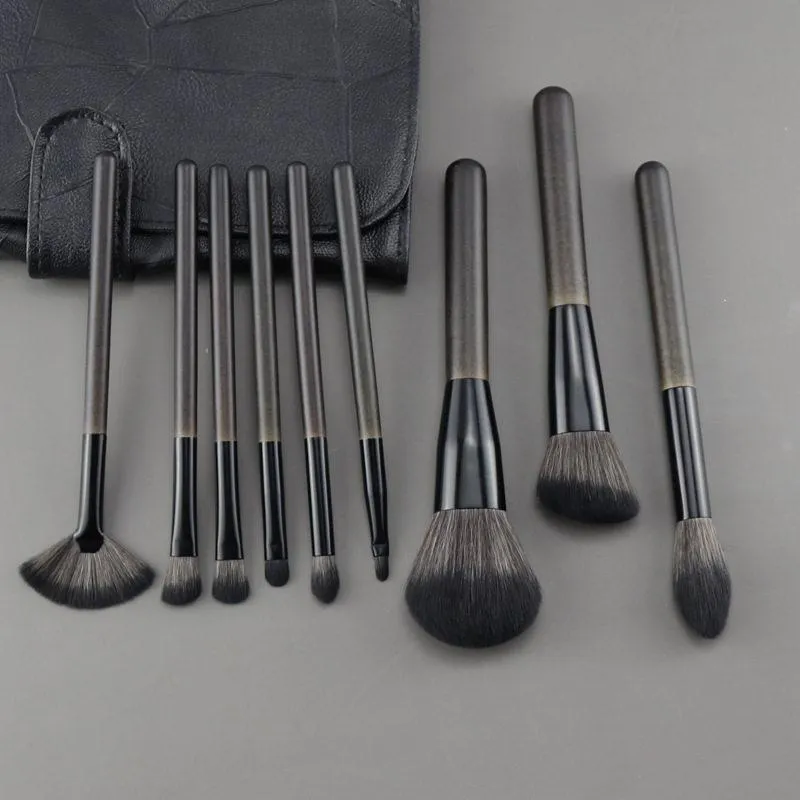 1/9/14 ks Sada štětců na make-up Měkké nadýchané make-up nástroje Kosmetické kontury zvýrazňovače očních stínů Blush Beauty Make Up Brush — image 6