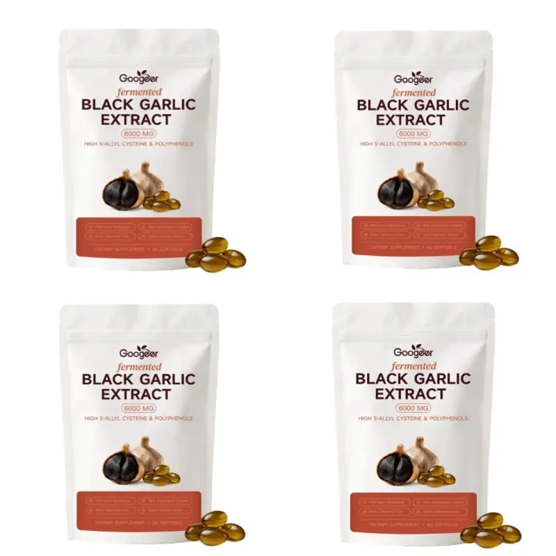 Googeer Fermented Black Garlic Extract 6000MG Softgels Antioxidant Immune Support S-Allyl Cysteine Men Women 60 Softgels 60 Days — image 11