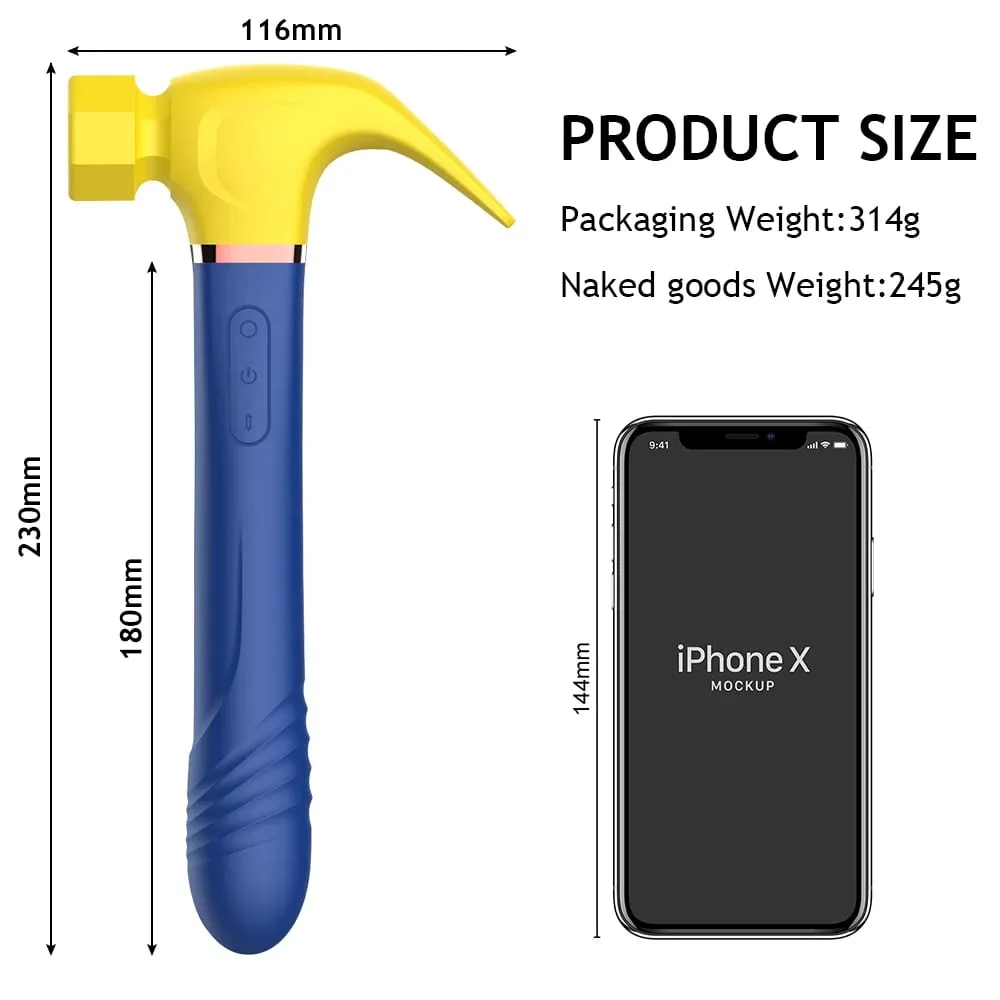 Wibrator młotkowy wielofunkcyjna maszyna do seksu G Spot stymulacja teleskopowe Dildo masaż pochwy łechtaczka ssanie damski masturbator — image 6