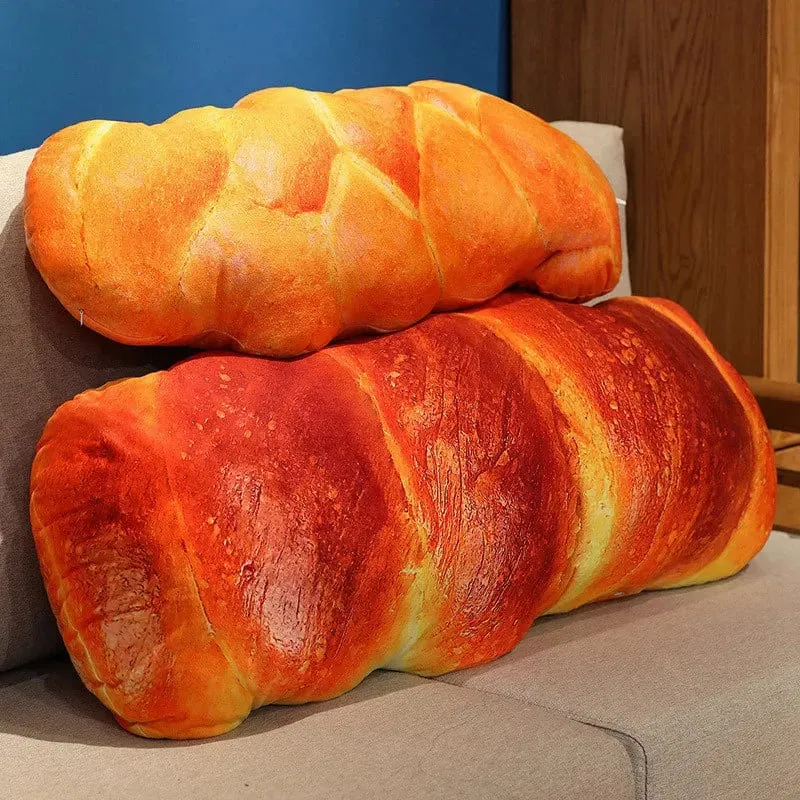 20/40/60cm Simulasi Roti Plush Bantal Sumbat Baguette Croissant Hot Dog Roti Bakar Plushie Makanan Kusyen Hadiah Hiasan Rumah — image 10