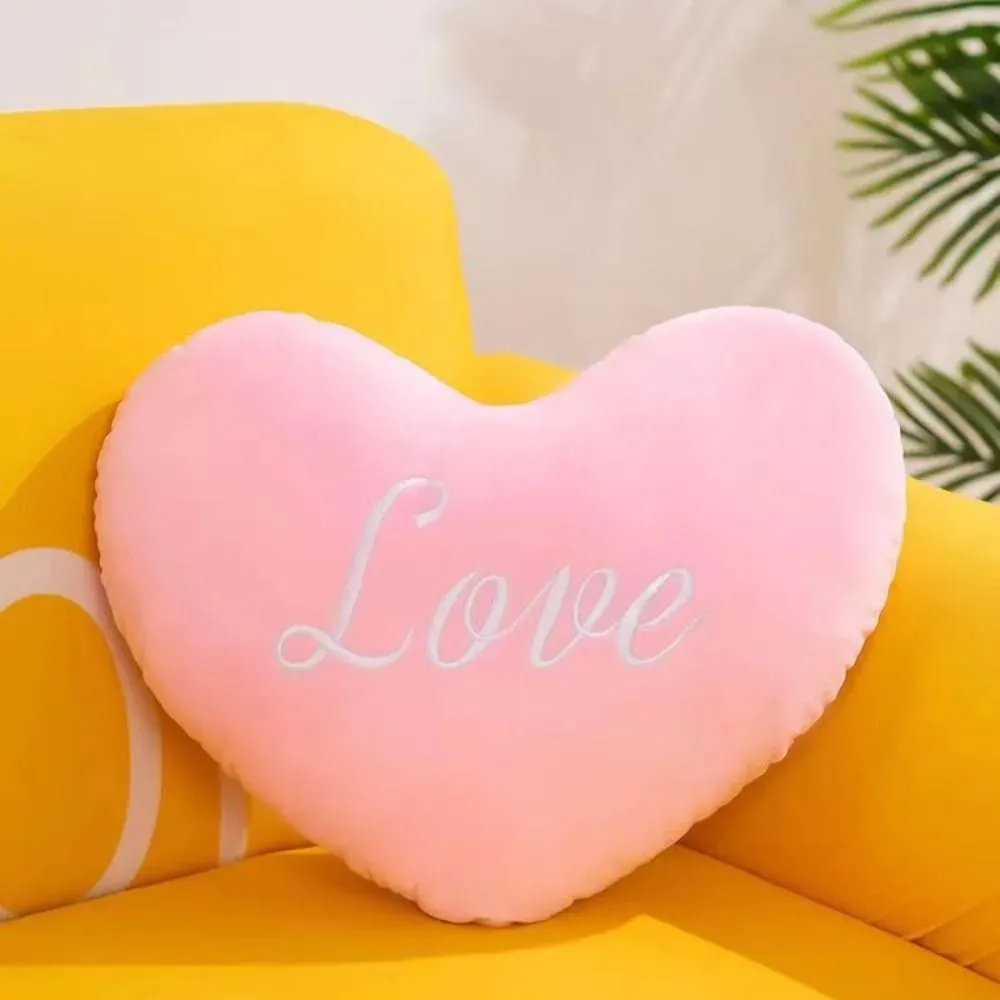 Hot Heart Shape หมอนตุ๊กตาหัวใจสีชมพูของขวัญวาเลนไทน์หมอนนุ่มสีแดงตุ๊กตาหมอนหน้าแรกตกแต่ง — image 9