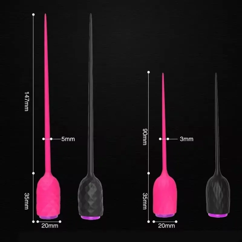 ยาว Urethral Vibrator Catheter ท่อปัสสาวะเสียง Dilator นวด 10 ความเร็ว Dildo Vibrator Catheter อวัยวะเพศชาย Plug เพศของเล่นสำหรับผู้ชายเกย์ — image 6