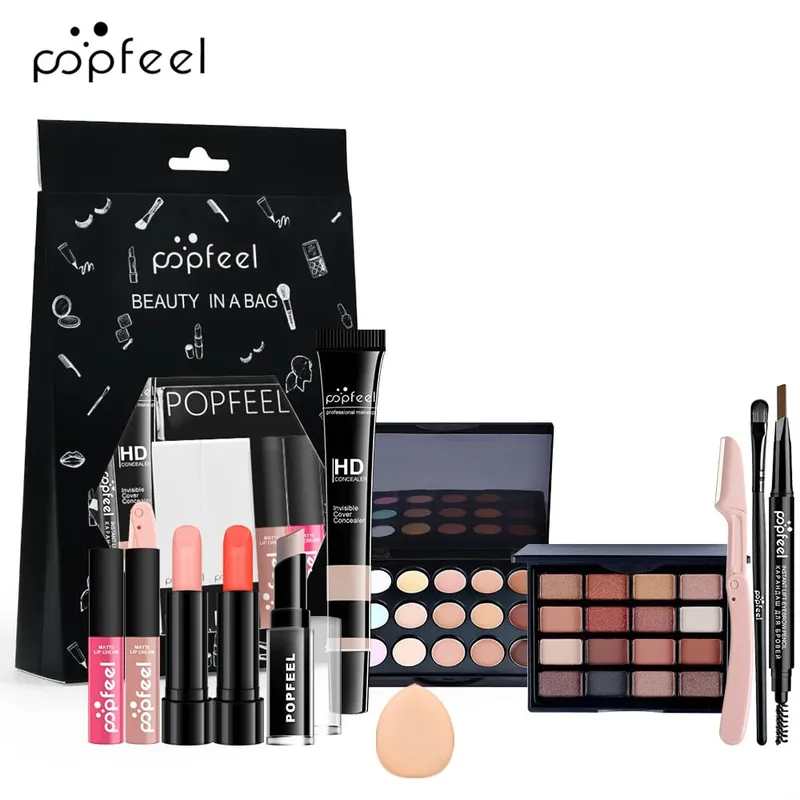 Long-Lasting Makeup Essentials Versatile Paste Complete Face Makeup Gift Bag Glamorous Makeup Collection Para sa Mga Nagsisimula sa Makeup — image 5