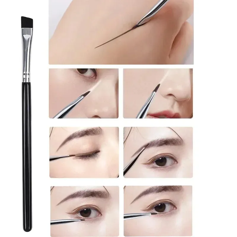 Bent Liner แปรงแต่งหน้าแปรงอายไลเนอร์มุม Fine แปรงอายไลเนอร์ Eye Contour เครื่องมือแต่งหน้าอายแชโดว์ Eye Brow แปรงเครื่องมือ — image 5