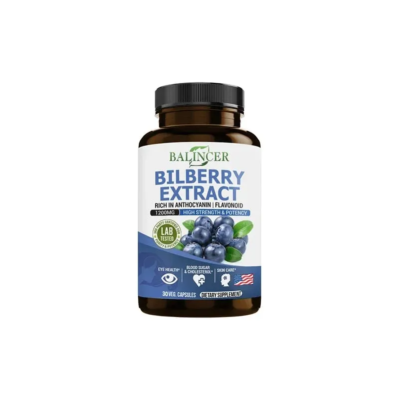 Nahrungsergänzungsmittel mit Heidelbeerextrakt – reich an Antioxidantien, fördern die Sehkraft, schützen die Augen und fördern die Gesundheit des Gehirns — image 8