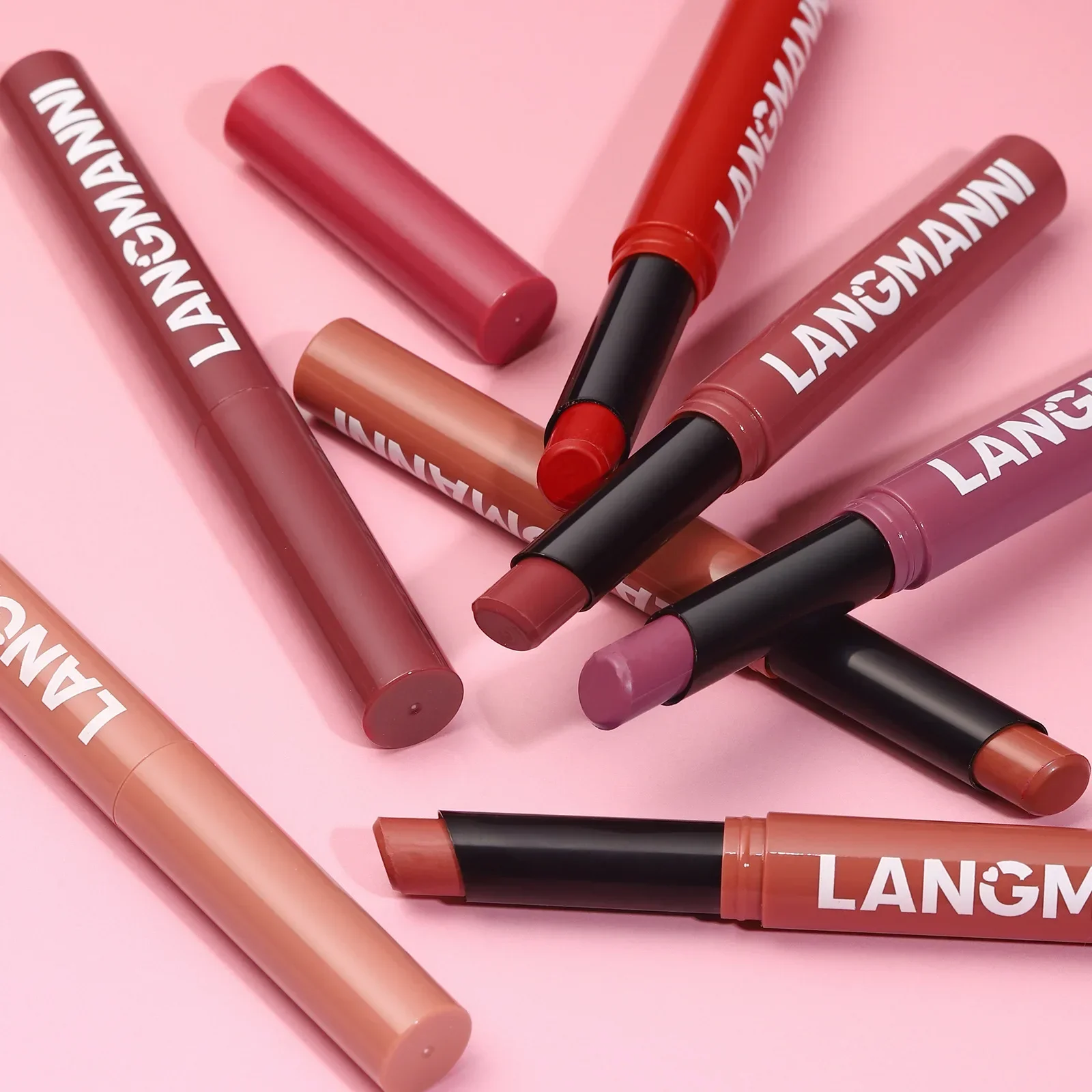 New Rotating Velvet Matte Lipstick Long Lasting Waterproof Lipstick Non-Stick Cup Lip Stain Tint Cosmetics Pencil Liner Makeup — image 6