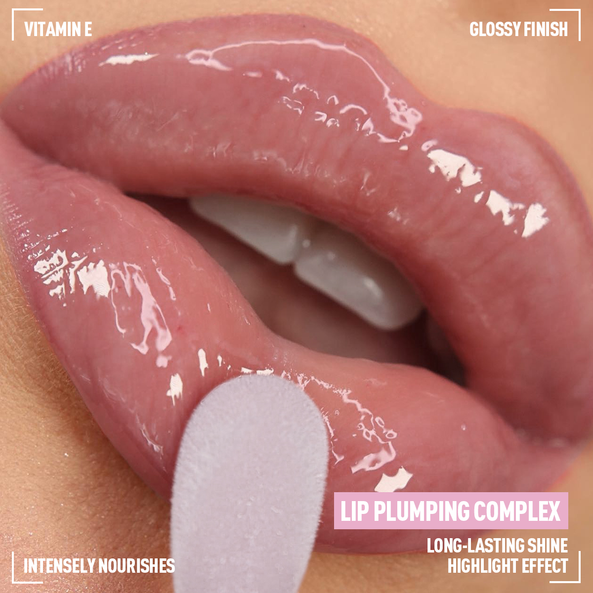 Glitter Plumping Lip Gloss Jelly Strawberry Moisturizer Minyak Bibir Buah-buahan Telus Kesepenuhnya Telus Tint Bibir Gel Tiub Lembut Makeup Penjagaan Bibir — image 5