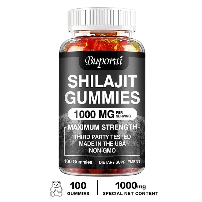 Shilajit Gummies - Memori Tingkat Energi dan Dukungan Fokus Meredakan Stres Kesehatan Secara Keseluruhan — image 9