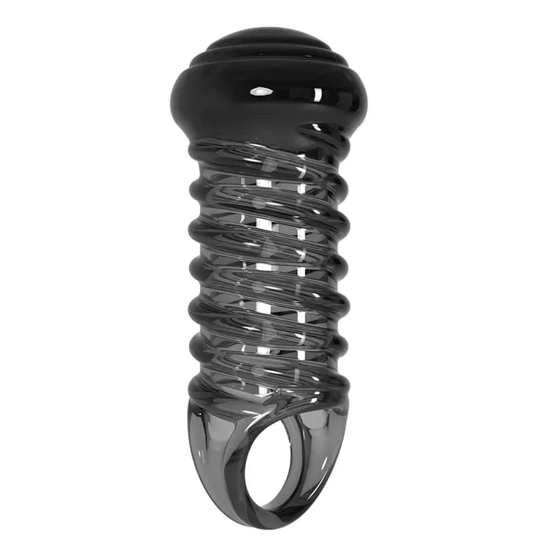 4 tip Penis Büyütme Kollu Penis Extender Ereksiyon Horoz Halka Gecikme Boşalma Erkekler için Seks Oyuncakları Yetişkin Seks Oyunu — image 13
