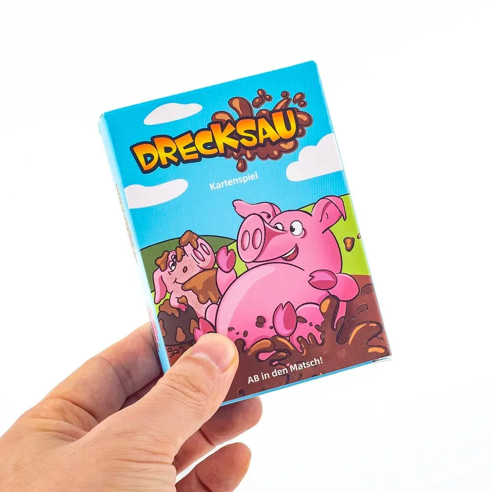 Drecksau การ์ดเกมปาร์ตี้ 1 ชุด 10.7*7.6 ซม.ทางปัญญาเกมกระดานครอบครัวสนุก Interactive ของขวัญของเล่นสำหรับ party Gathering