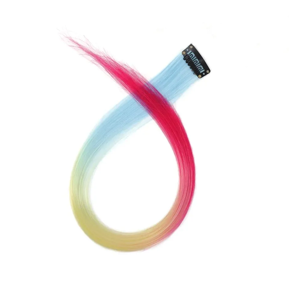 20 Inch Synthetic Multicolor Hair Extensions For Cosplay Party Y2K Style Hair Accessories Halloween Christmas — image 33