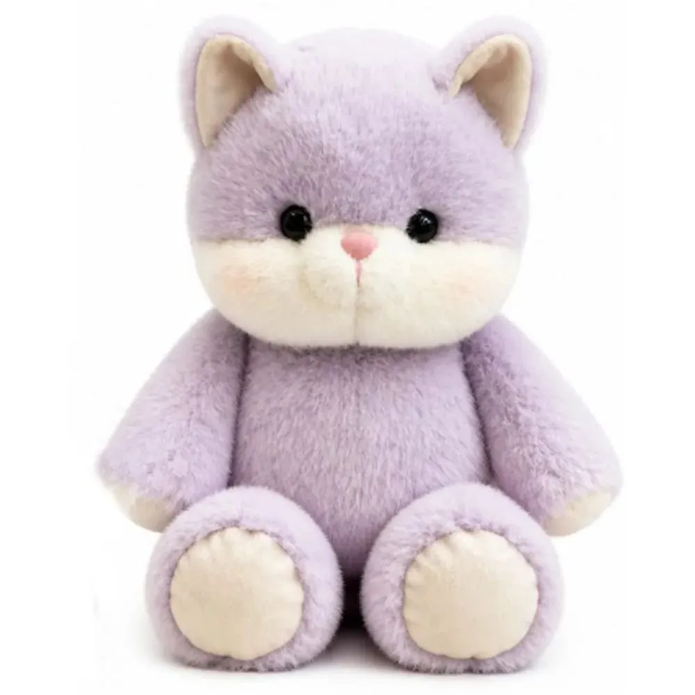 Hadiah Kreatif Bantal Plush Haiwan Boneka Kucing Lembut Mainan Mewah Comel 17.7 inci Sokongan Emosi Mainan Sumbat Corak Kucing — image 10
