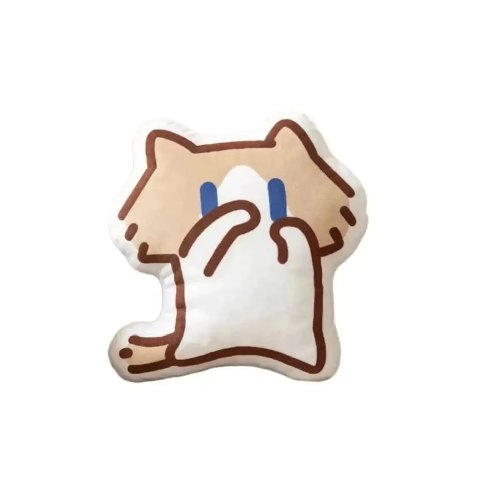 น่ารักนุ่มรายเดือนเงินเดือนแมวตุ๊กตาโซฟาตกแต่งบ้านเครื่องประดับแมวตุ๊กตาหมอนอิงการ์ตูนแมวยัดไส้หมอน — image 5