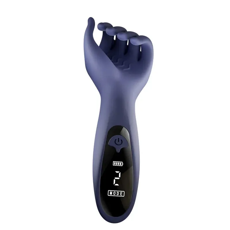 Männlicher elektrischer Penisvibrator, Simulation der Hand, Eichel, Penis, Masturbationstrainingsgerät für Herren, Ausdauer, Verzögerungskontrolle, Sexspielzeug
