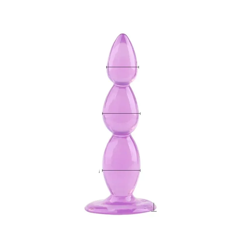 1PC BUTT Plug Dildo BUTT นวดต่อมลูกหมาก Unisex เซ็กซี่ Stopper TPE Anal Plugs ลูกปัดของเล่นสำหรับผู้ใหญ่สำหรับผู้ชายผู้หญิงผู้ใหญ่เกม — image 8