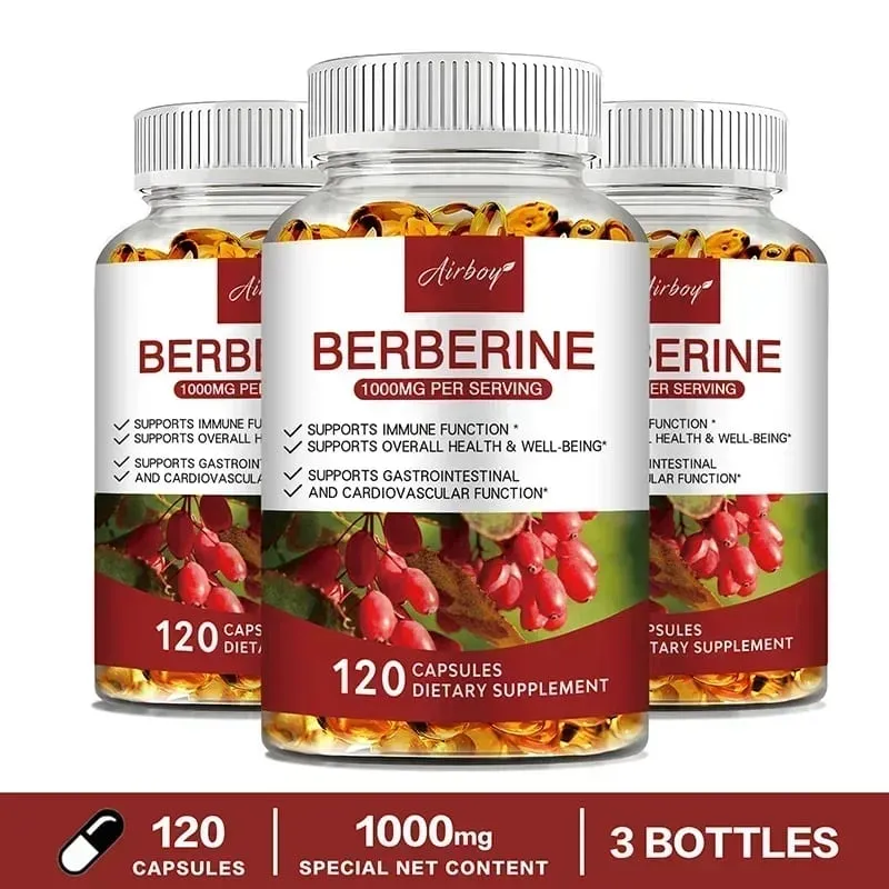 Berberine Capsules - Support Overall Health and Immune Function Promote Digestion Enhance Energy Anti-oxidant and Anti-aging — image 11