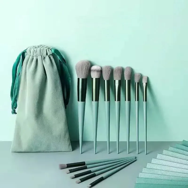 13 ชิ้นชุดแปรงแต่งหน้า Eye Shadow Foundation ผู้หญิงเครื่องสำอางค์แปรงอายแชโดว์ Blush Blending Beauty Soft Make Up Tools — image 3